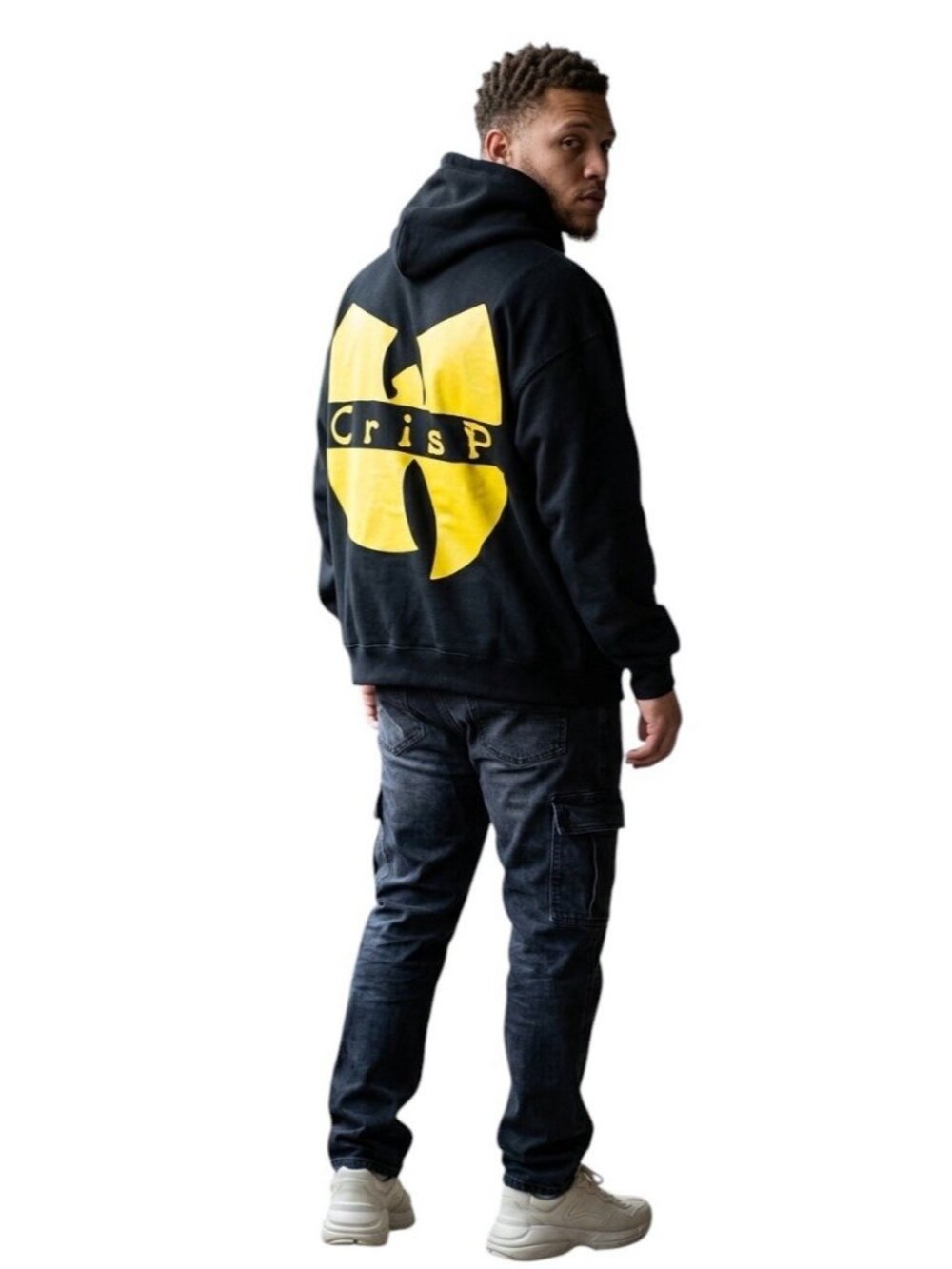 CrisP Hooded Sweatshirt 3XL 4XL Black Wu-Tang C.R.E.A.M. Heavyweight Graphic Tag
